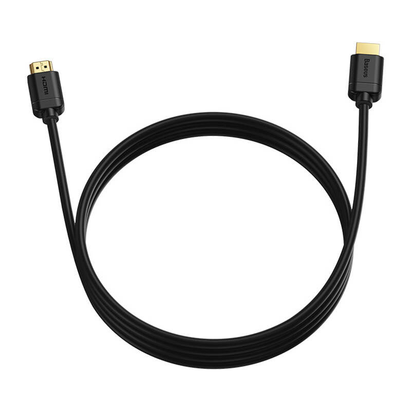 Baseus 2x HDMI 2.0 4K 60Hz Cable, 3D, HDR, 18Gbps, 1m (black) - Product Image 6