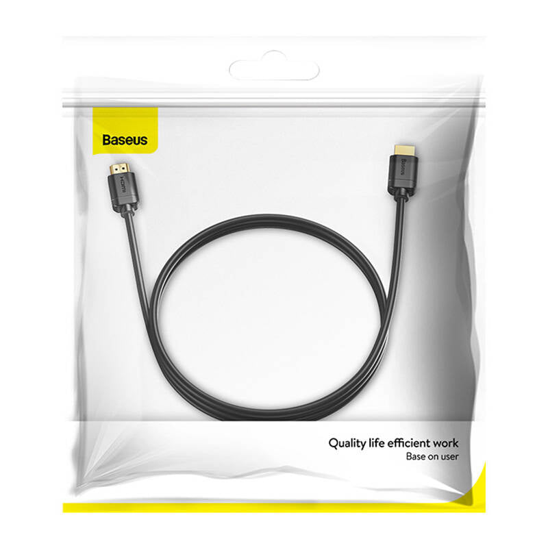 Baseus 2x HDMI 2.0 4K 60Hz Cable, 3D, HDR, 18Gbps, 2m (black) - Product Image 8