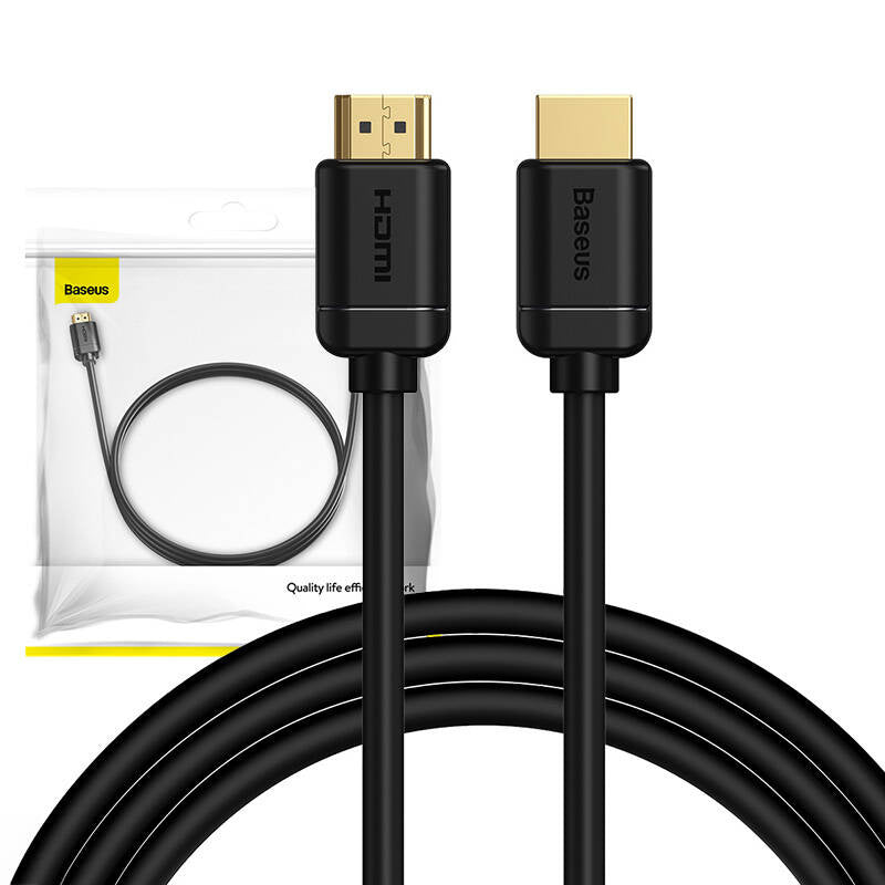 Baseus 2x HDMI 2.0 4K 60Hz Cable, 3D, HDR, 18Gbps, 2m (black) - Product Image 10