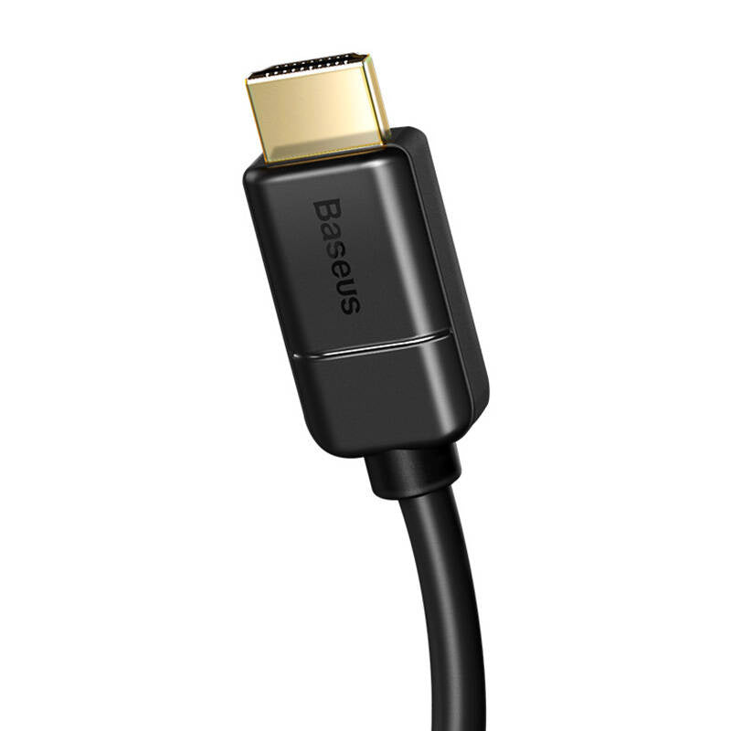 Baseus 2x HDMI 2.0 4K 60Hz Cable, 3D, HDR, 18Gbps, 2m (black) - Product Image 4