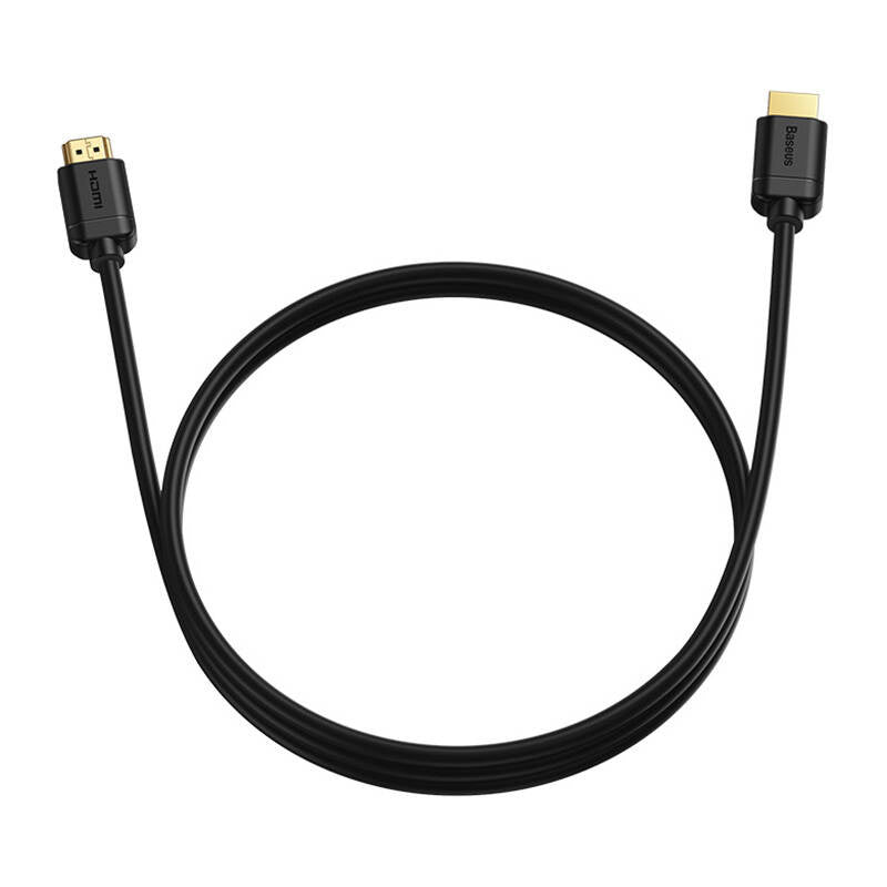 Baseus 2x HDMI 2.0 4K 60Hz Cable, 3D, HDR, 18Gbps, 2m (black) - Product Image 6