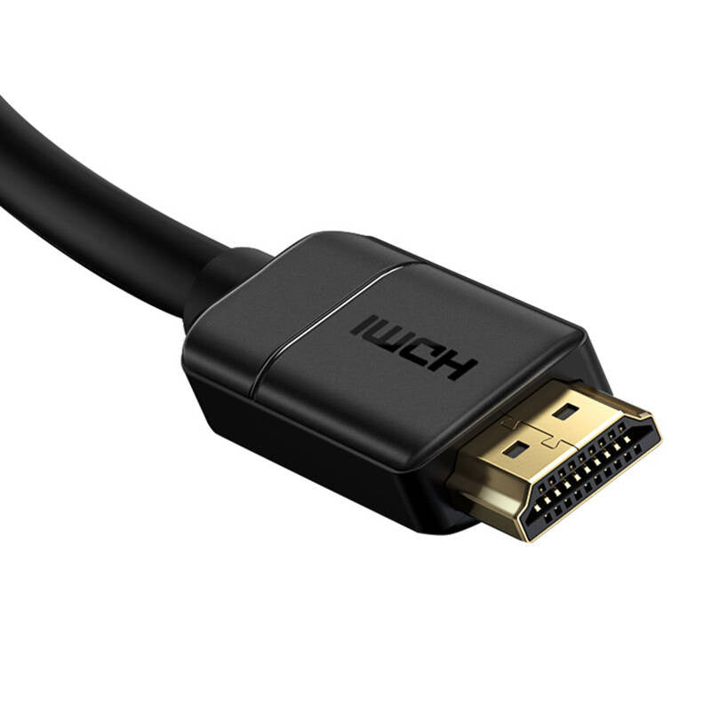 Baseus 2x HDMI 2.0 4K 60Hz Cable, 3D, HDR, 18Gbps, 5m (black) - Product Image 5