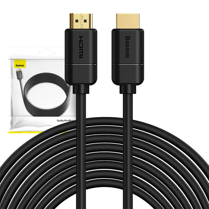 Baseus 2x HDMI 2.0 4K 30Hz Cable, 3D, HDR, 18Gbps, 8m (black) - Product Image 9