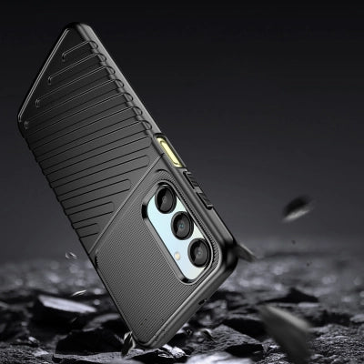 Thunder Case for Samsung Galaxy A56/A36 Silicone Armored Cover - Black — Hurtel