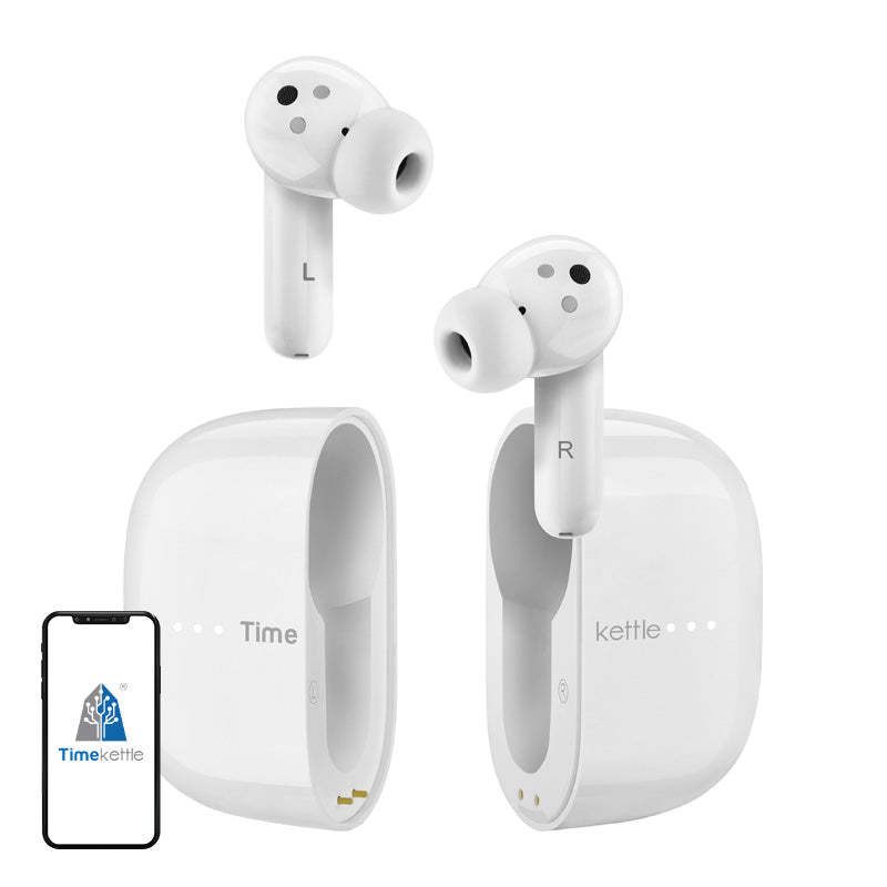 TIMEKETTLE M3 Offline Translation Earbuds (White) - Image 1