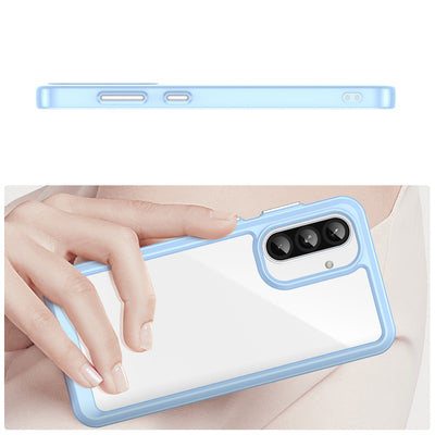 Outer Space Case for Samsung Galaxy A56 Cover with Flexible Frame - Blue — Hurtel