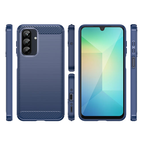 Carbon Case for Samsung Galaxy A26 - Blue — Hurtel