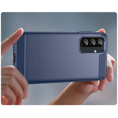 Carbon Case for Samsung Galaxy A26 - Blue — Hurtel