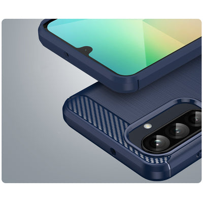 Carbon Case for Samsung Galaxy A26 - Blue — Hurtel