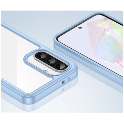 Outer Space Case for Samsung Galaxy A26 Cover with Flexible Frame - Blue — Hurtel