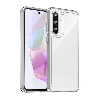 Outer Space Case for Samsung Galaxy A26 Cover with Flexible Frame - Transparent — Hurtel