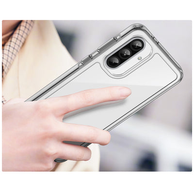 Outer Space Case for Samsung Galaxy A26 Cover with Flexible Frame - Transparent — Hurtel
