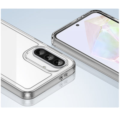 Outer Space Case for Samsung Galaxy A26 Cover with Flexible Frame - Transparent — Hurtel