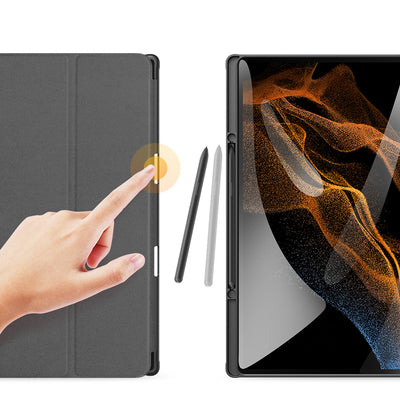 Dux Ducis Domo foldable cover for tablet with Smart Sleep function Samsung Galaxy Tab S8/S9 Ultra stand black