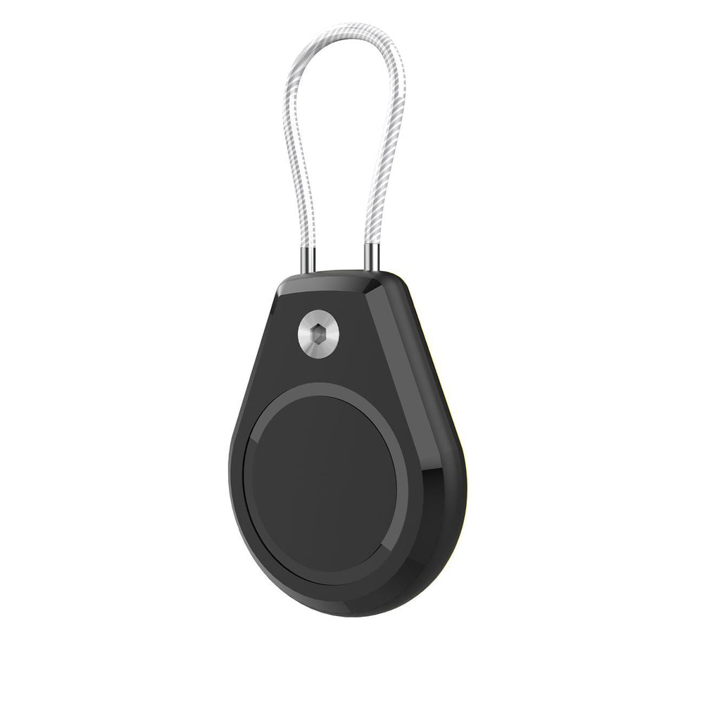 Apple AirTag Case Waterproof with Steel Cable - Black — Hurtel