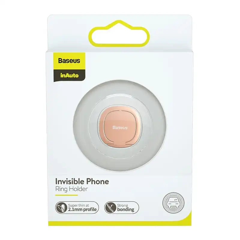Baseus Invisible Ring holder for smartphones (rose gold) - Product Image 5