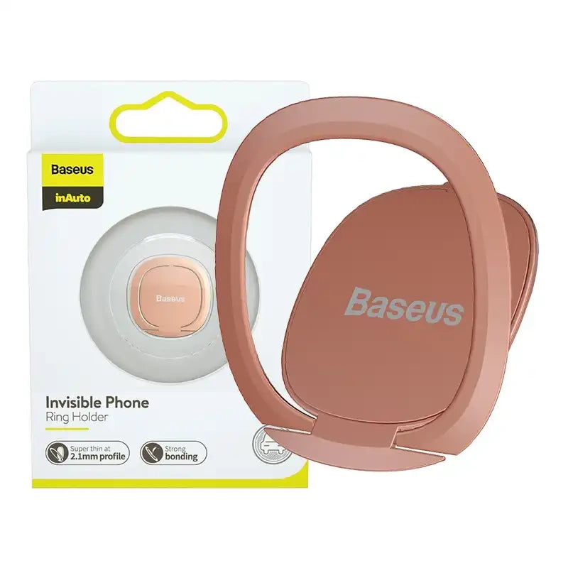 Baseus Invisible Ring holder for smartphones (rose gold) - Product Image 7