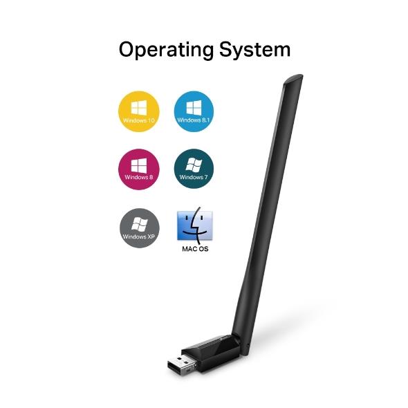 WRL ADAPTER 600MBPS USB/ARCHER T2U PLUS TP-LINK