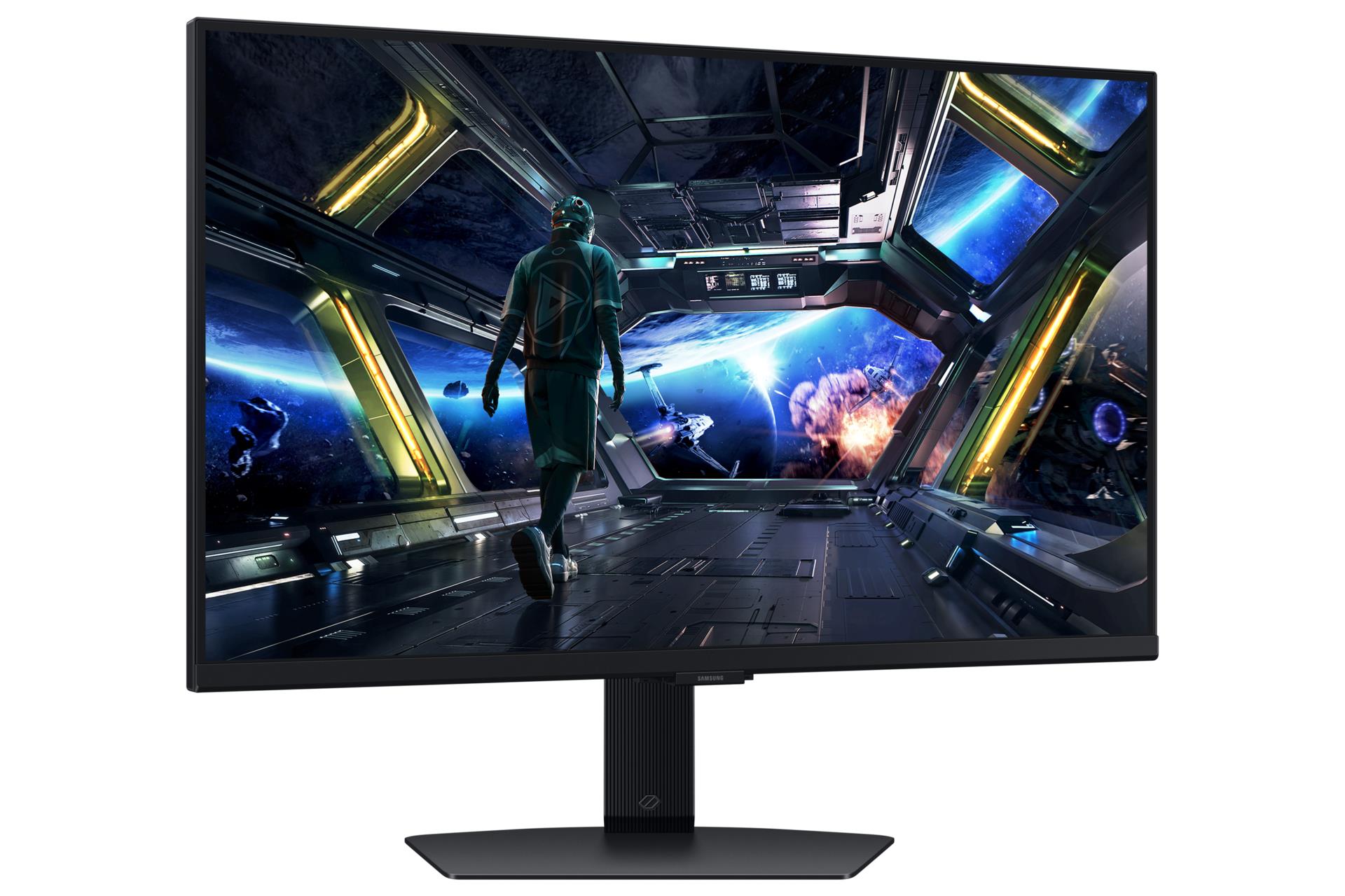 LCD Monitor SAMSUNG Odyssey G7 27" Gaming Panel IPS 3840x2160 16:9 144Hz 1 ms Speakers Swivel Pivot Height adjustable Tilt Colour Black LS27DG702EUXDU