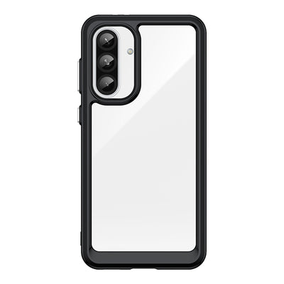 Outer Space Case for Samsung Galaxy A36 Cover with Flexible Frame - Black — Hurtel
