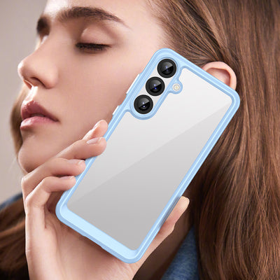 Outer Space Case for Samsung Galaxy A36 Cover with Flexible Frame - Blue — Hurtel