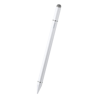 Baseus Smooth Writing III 3in1 Passive Stylus - Non-magnetic Version - White