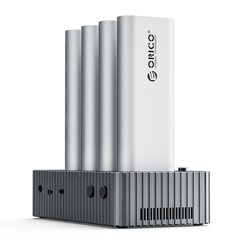 Orico IT48N-C 4-Disk Docking Station with M.2 NVME Clone Function - Gray