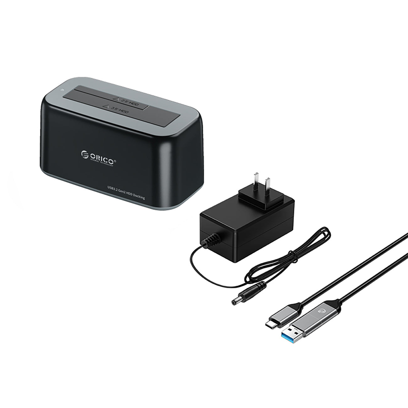Orico 6819C3 Docking Station for 2.5"/3.5" SATA HDD/SSD - Black