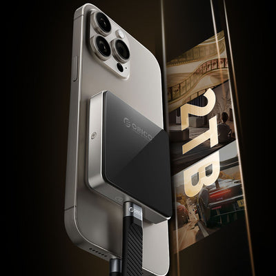 Orico AP30-G2 M.2 NVME Magnetic Disk Drive Bay MagSafe USB-C 3.2 - Black