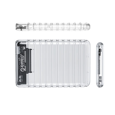 Orico 2139U3-V1 2.5" HDD/SSD USB Micro-B 5Gb/s Disk Drive - Transparent