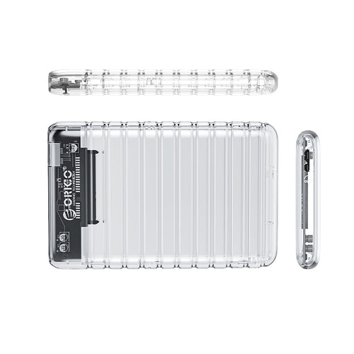 Orico 2139U3-V1 2.5" HDD/SSD USB Micro-B 5Gb/s Disk Drive - Transparent