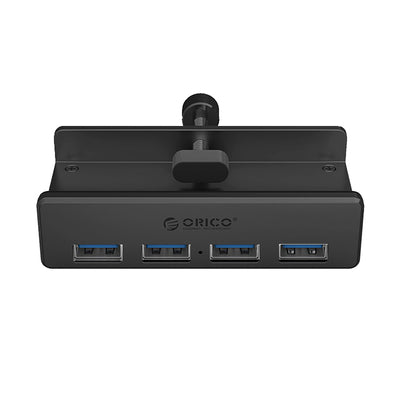 Orico MH4PU Hub Clamp-Mounted 4x USB-A 3.0 - Black