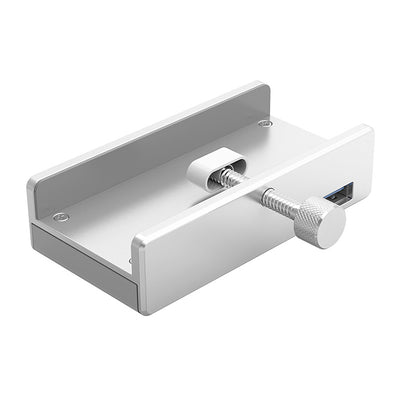 Orico MH4PU Hub Clamp-Mounted 4x USB-A 3.0 - Silver