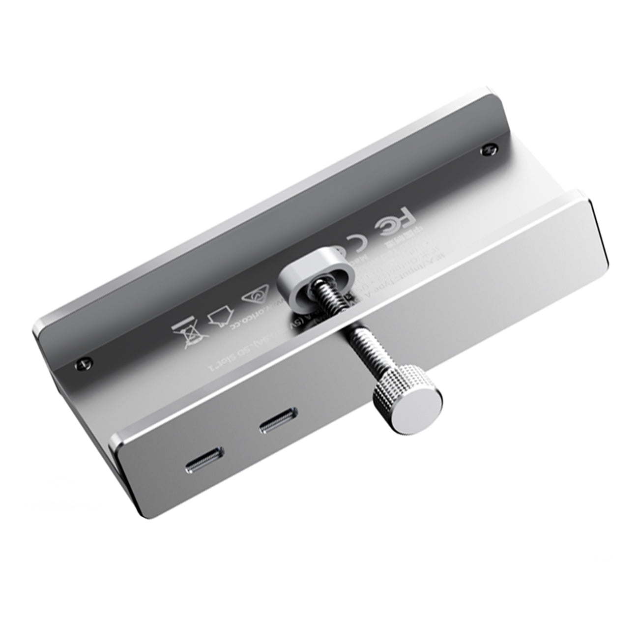 Orico MH5PMM Clamp-mounted Hub USB-C / 2x USB-A 3.0, + SD&TF + 3.5mm Audio - Black