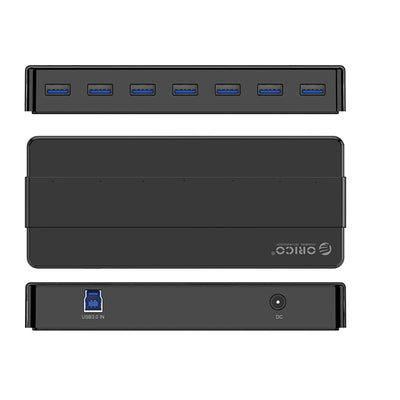 Hub Orico H7928-U3-V1 7x USB-A 3.0 - black