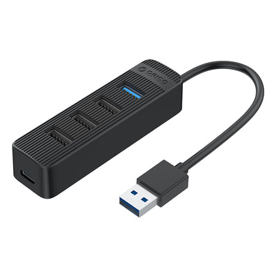 Orico TWU32-4A USB-A 3.1 hub / 1x USB-A 3.1 + 3x USB-A 2.0 + USB-C 5V/3A - black