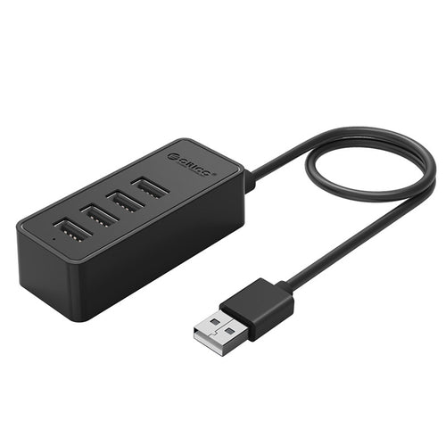 Hub Orico W5P-U2-100 4x USB-A 2.0 + microUSB 5V 1m - black