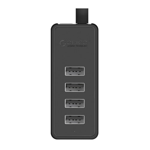 Hub Orico W5P-U2-100 4x USB-A 2.0 + microUSB 5V 1m - black