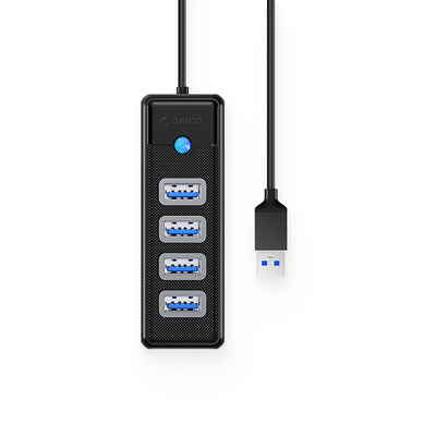 Hub Orico PW4U-U3 USB-A / 4x USB-A 3.0 - black