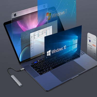 Orico AH-A13 USB-A Hub Docking Station 1x USB-A 3.0 + 3x USB-A 2.0 - Gray