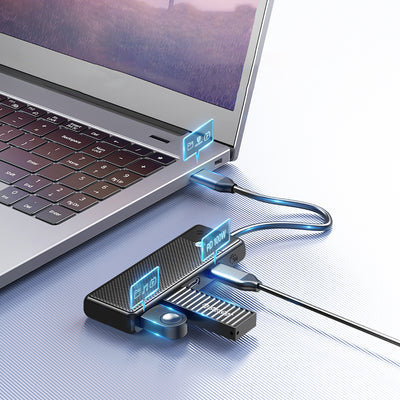 Hub USB-C Orico PAPW2AC-C3 docking station 2x USB-A 3.0 + 2x USB-C 3.0 - black