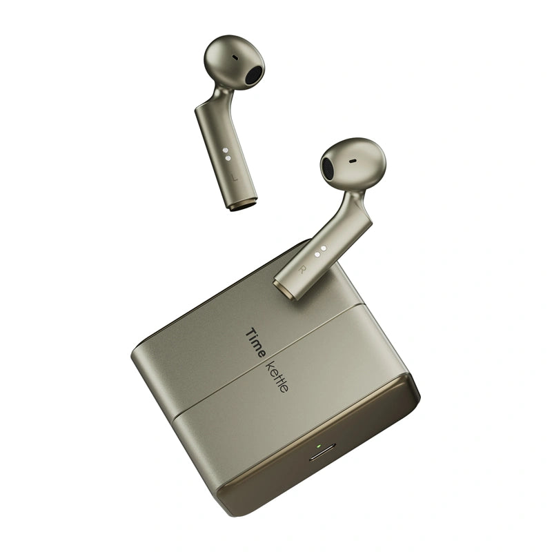 TimeKettle W4 Plus TWS Translation Earbuds (Gold) - Image 1