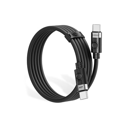 Orico CDX 60W 3A Power Delivery USB-C - USB-C 1m Cable - Black