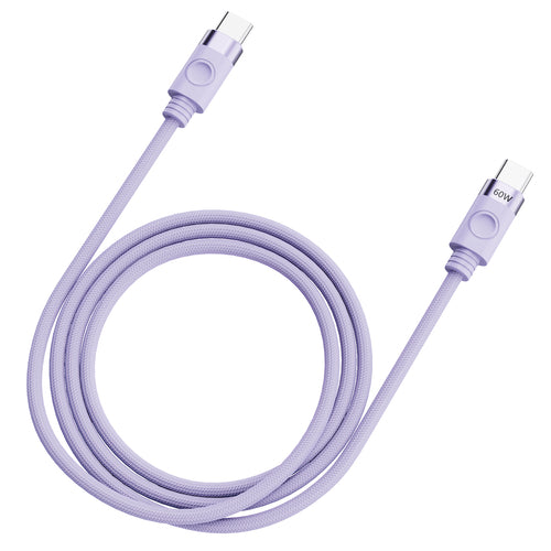 Orico CDX 60W 3A Power Delivery USB-C - USB-C 1m Cable - Purple