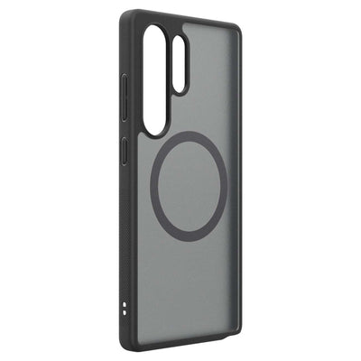 Spigen Capella GP-FPS938PGBJW Silicone Case with MagFit Magnetic Ring for Samsung Galaxy S25 Ultra - Black