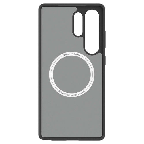 Spigen Capella GP-FPS938PGBJW Silicone Case with MagFit Magnetic Ring for Samsung Galaxy S25 Ultra - Black