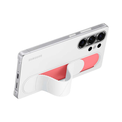 Samsung Standing Grip Case EF-GS938CWEGWW Silicone Case with Holder / Stand for Samsung Galaxy S25 Ultra - White