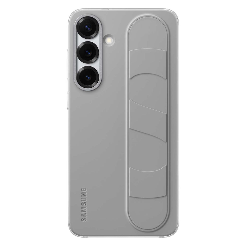 Samsung Standing Grip Case EF-GS936CJEGWW Silicone Case with Holder / Stand for Samsung Galaxy S25+ - Gray