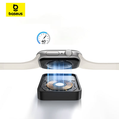 Baseus MagPro 2.5W Magnetic Inductive Charger for Apple Watch - Black