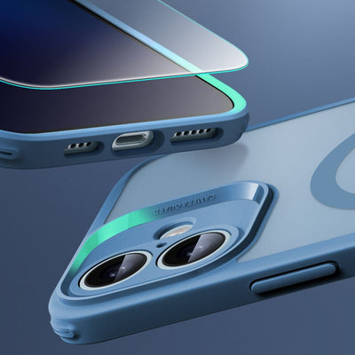 ESR Classic Pro Set Halolock MagSafe case for iPhone 16 - blue
